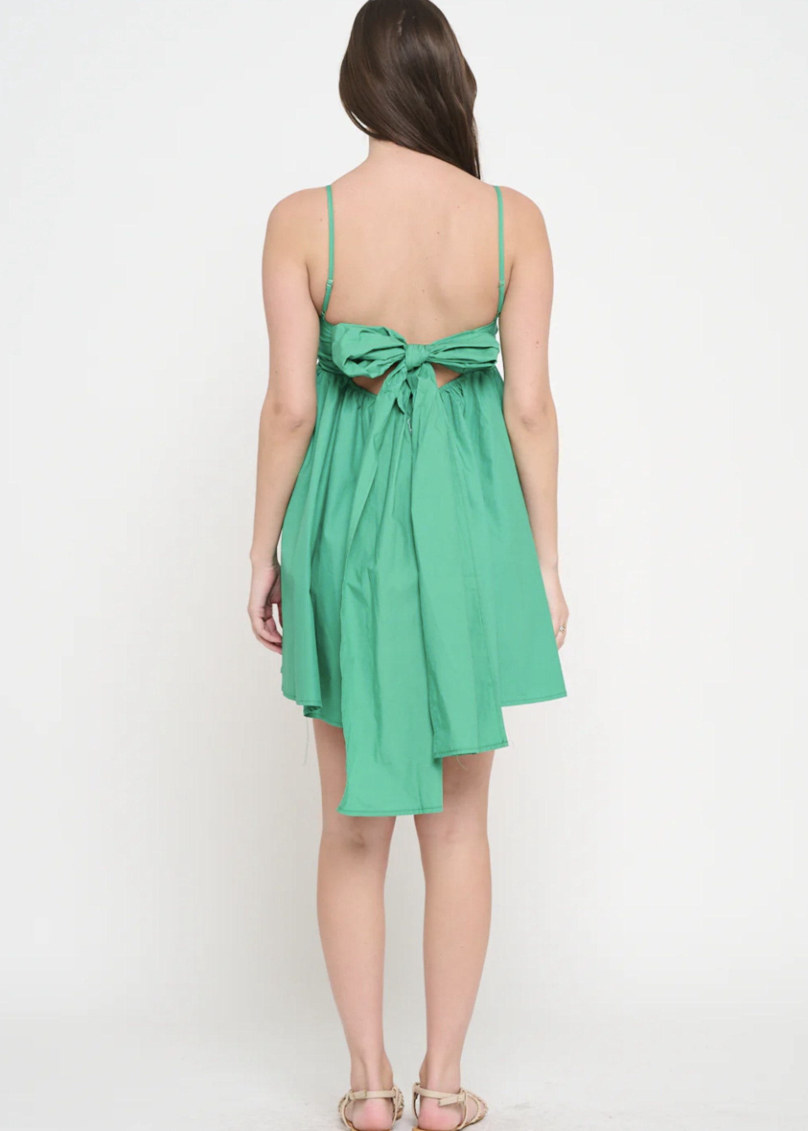 Meet Me In Santorini Meet Me Cycladic Leaf Short Dress