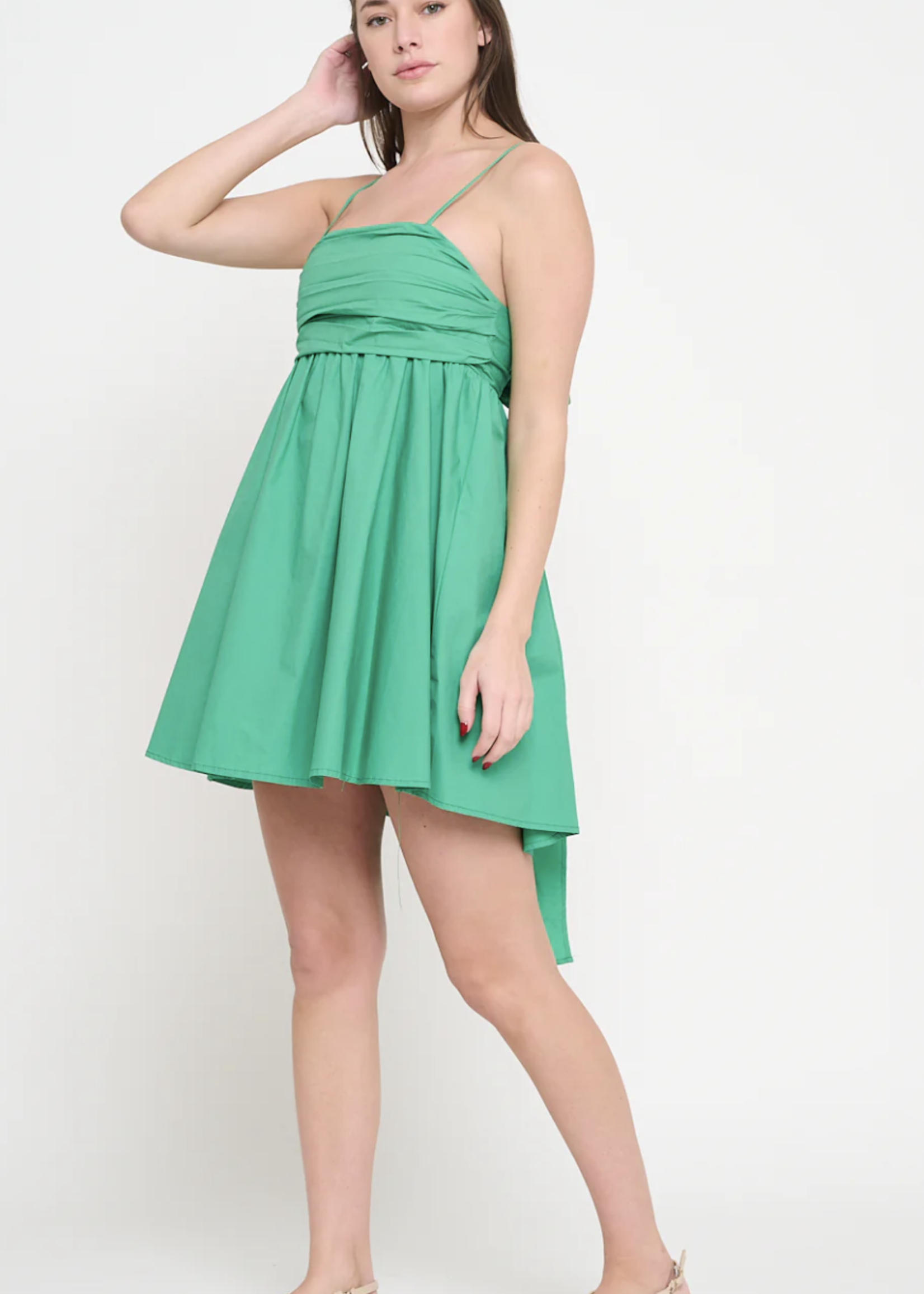 Meet Me In Santorini Meet Me Cycladic Leaf Short Dress