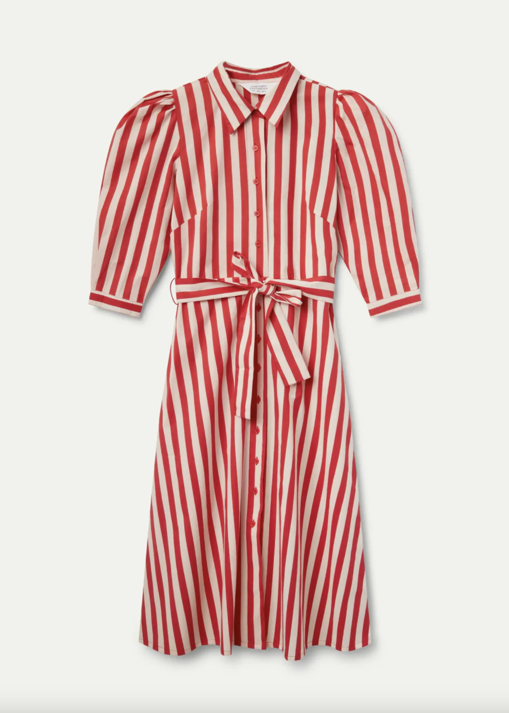 Compania Fantastica Compania Stripe SS Midi Dress
