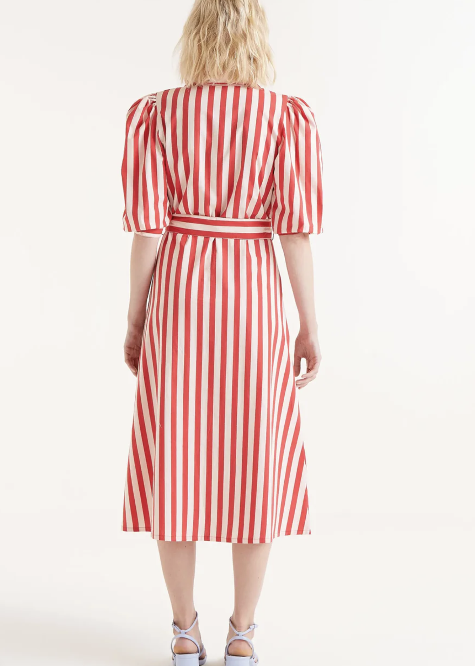 Compania Fantastica Compania Stripe SS Midi Dress
