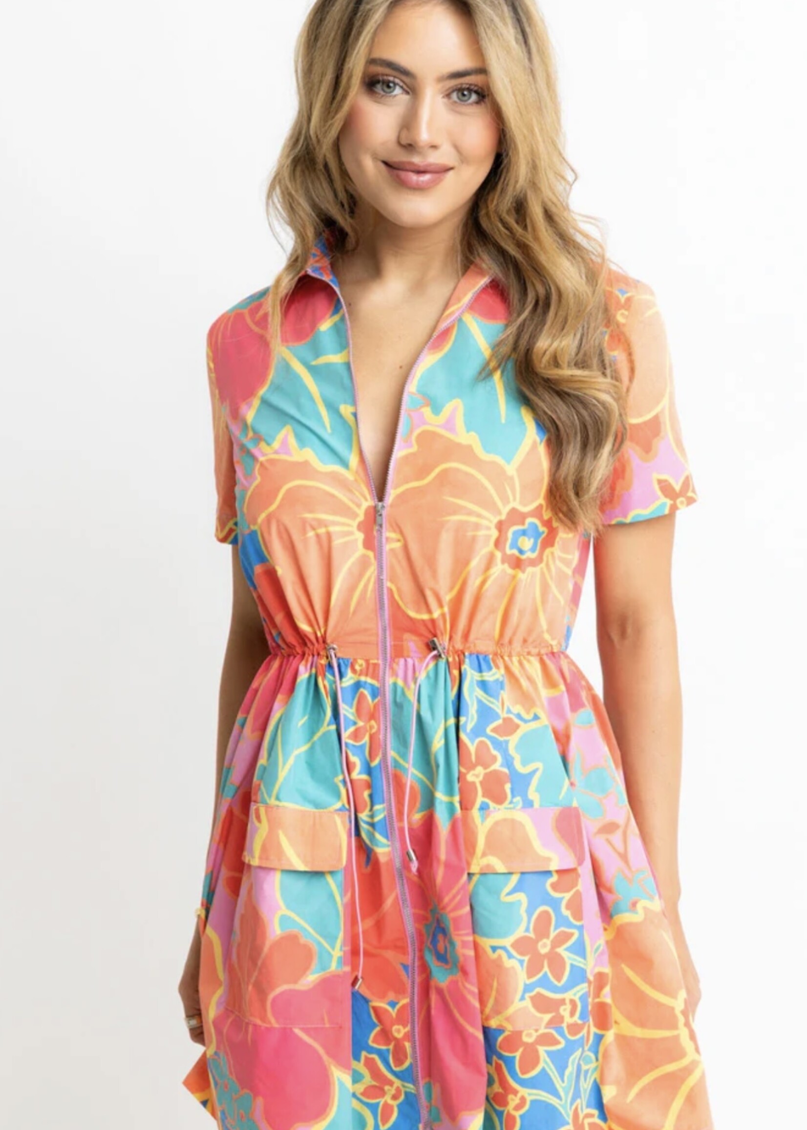 Karlie Karlie Weekend Cinch Waist Dress