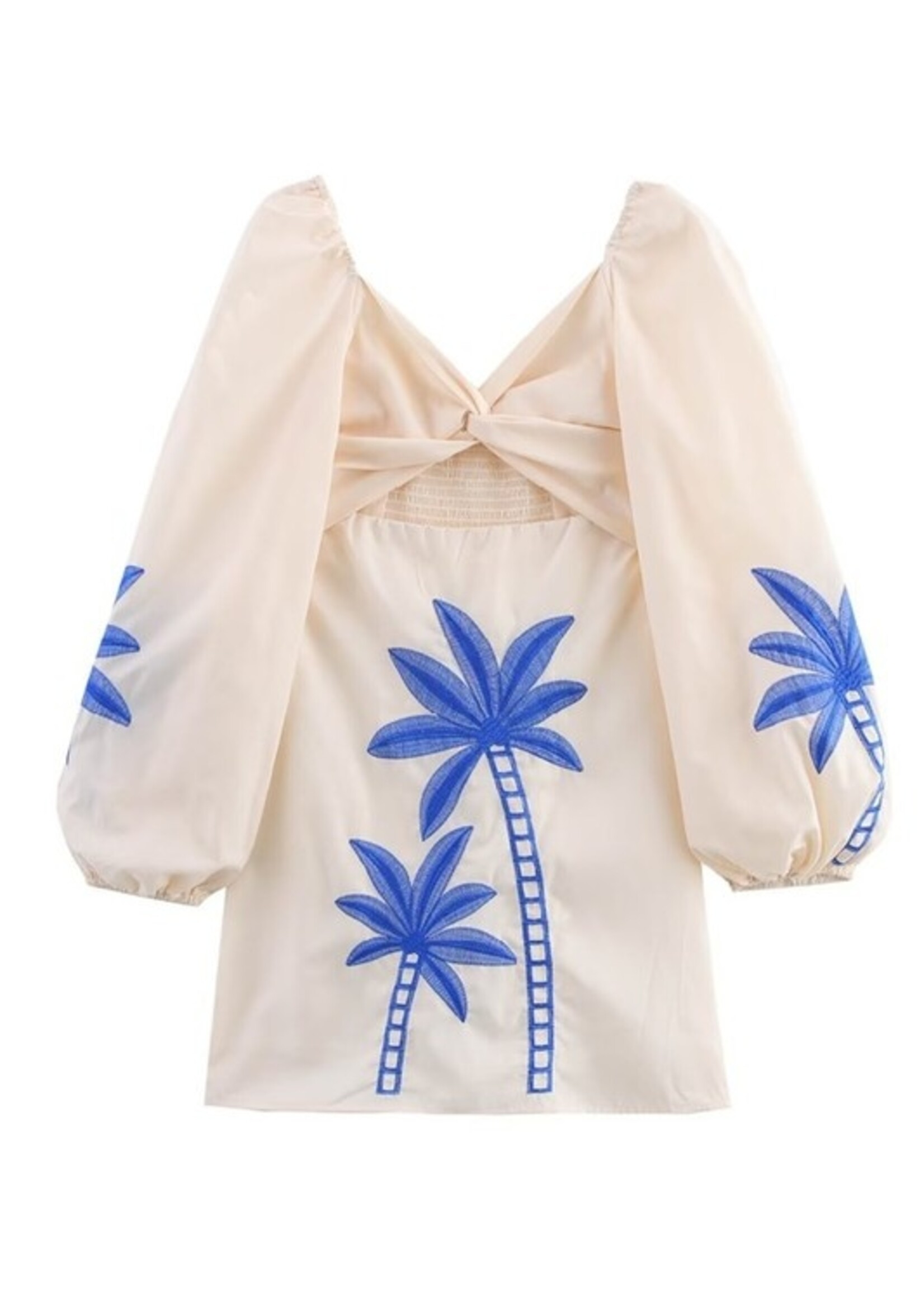 SU SU Embroidered Palm Dress