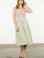 THML THML Smocked Stripe Dress