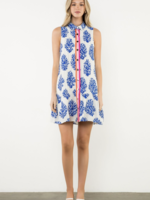 THML THML Coral Print Button Dress