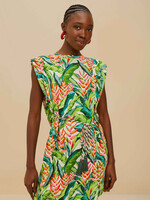 Farm Rio Farm Rio Heli Leaves TShirt Dress