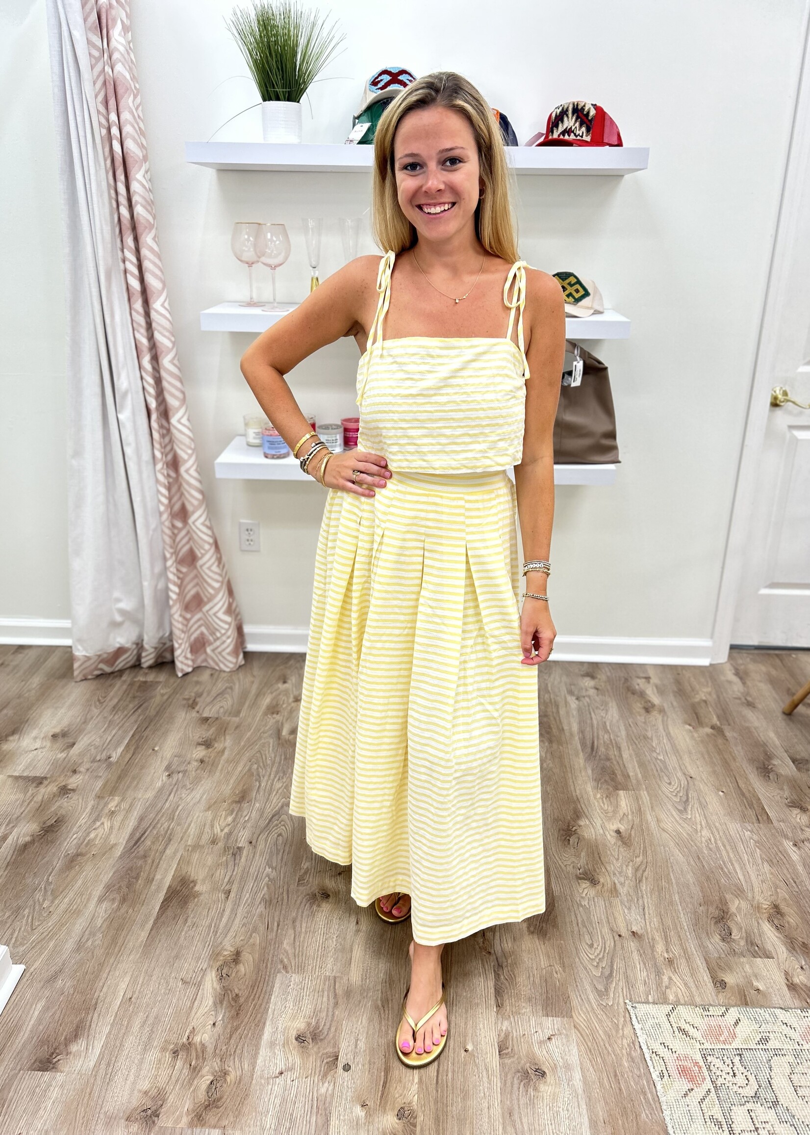 MBL MBL Stripe Skirt Set