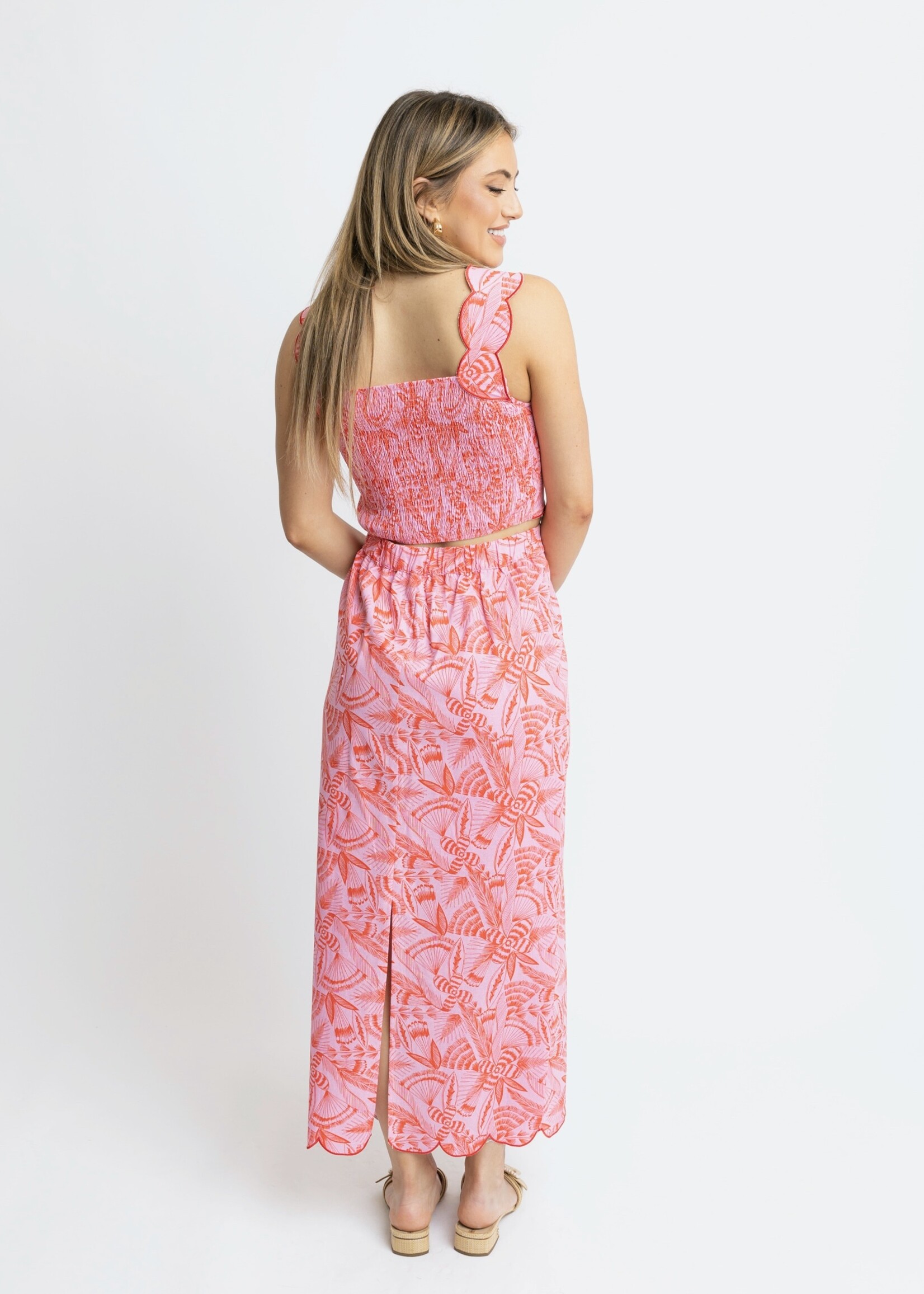 Karlie Karlie Tropical Linen Scallop Set