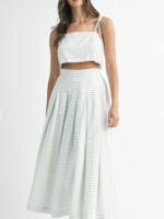 MBL MBL Stripe Skirt Set