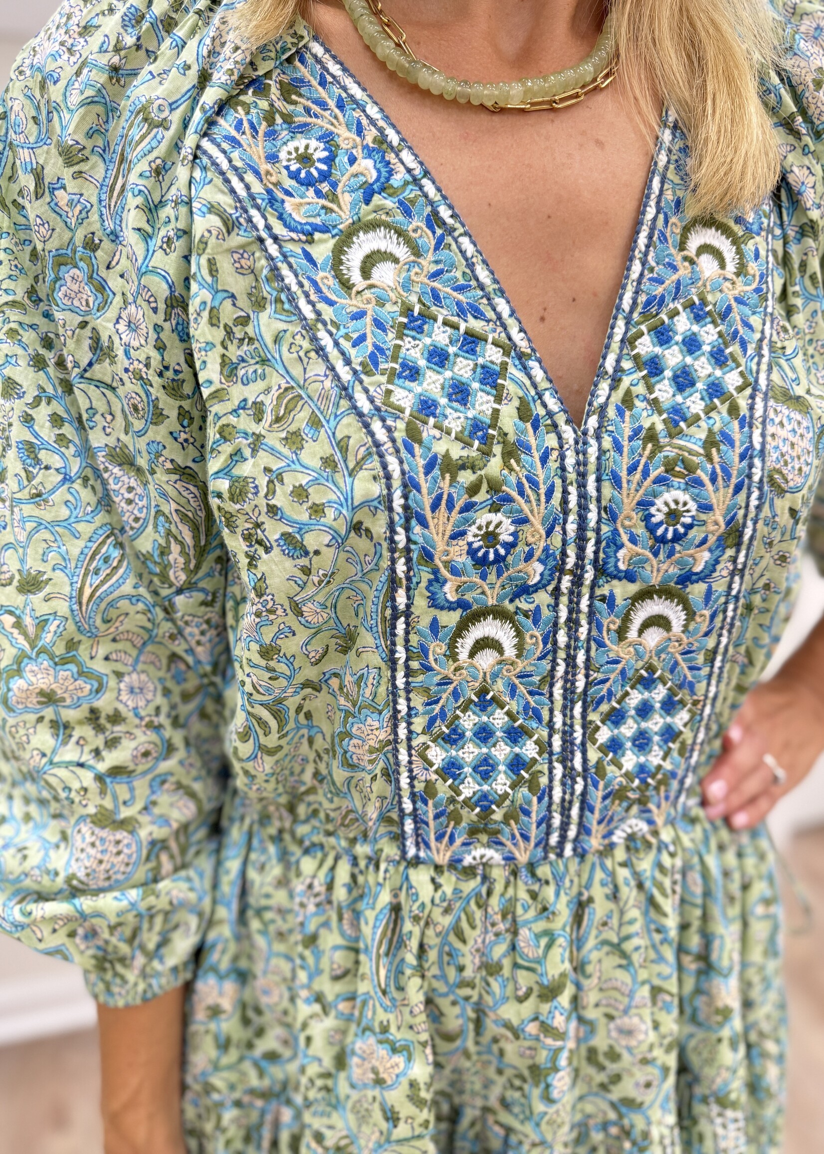 Mahila Mahila Vica Side Cinch Waist Dress