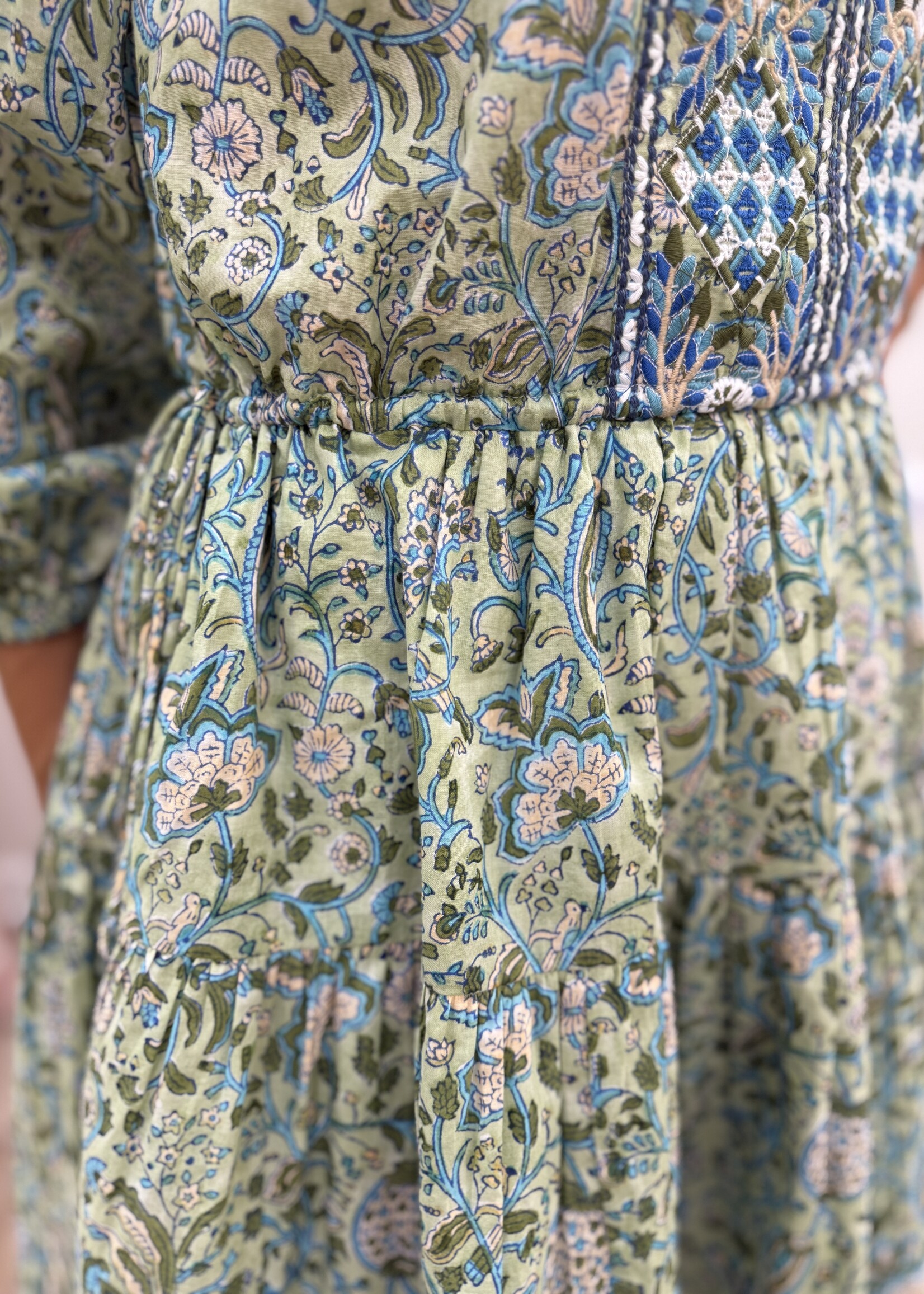 Mahila Mahila Vica Side Cinch Waist Dress