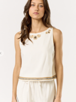 lala Lala Boho Embroidered Linen Set