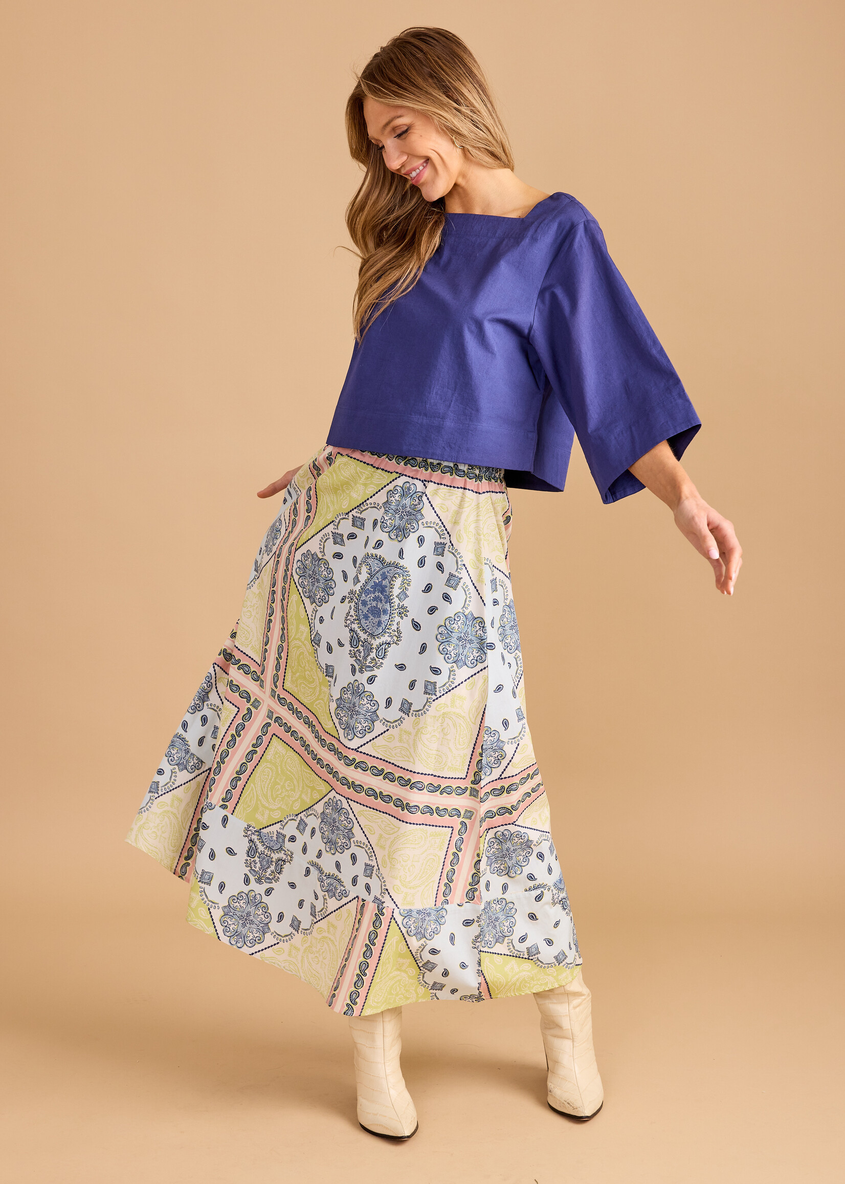 AA Double AA Marisol Midi Skirt