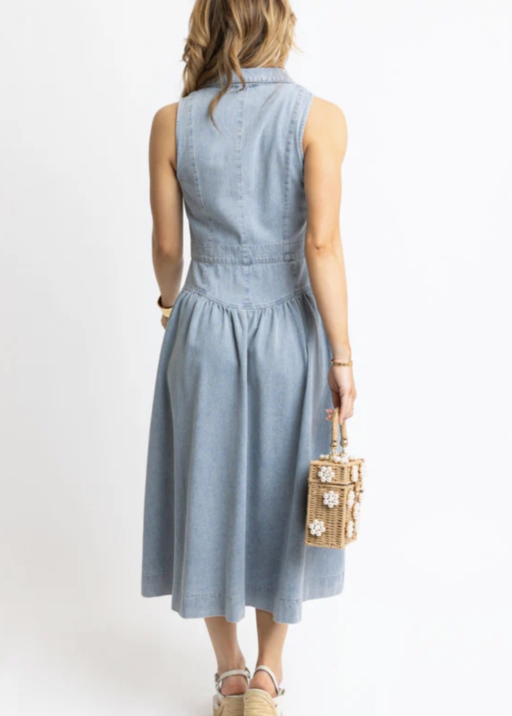 Karlie Karlie 80s Maxi Shirt Dress