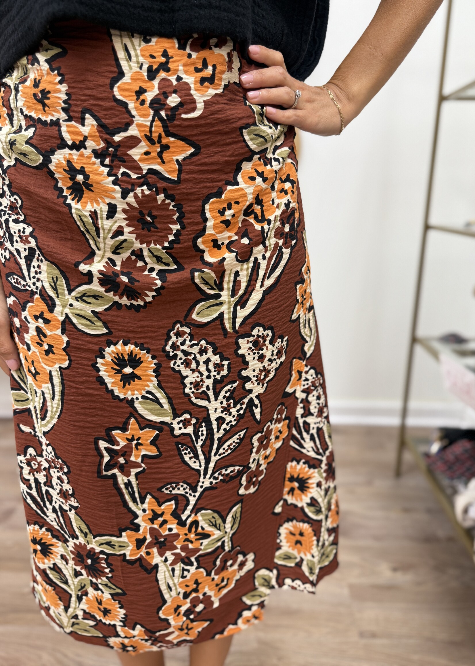 Compania Fantastica COMPAÑIA Floral Skirt