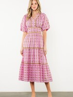 THML THML Tier Puff Slv Midi