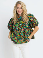 Karlie Karlie Floral Pleated Top
