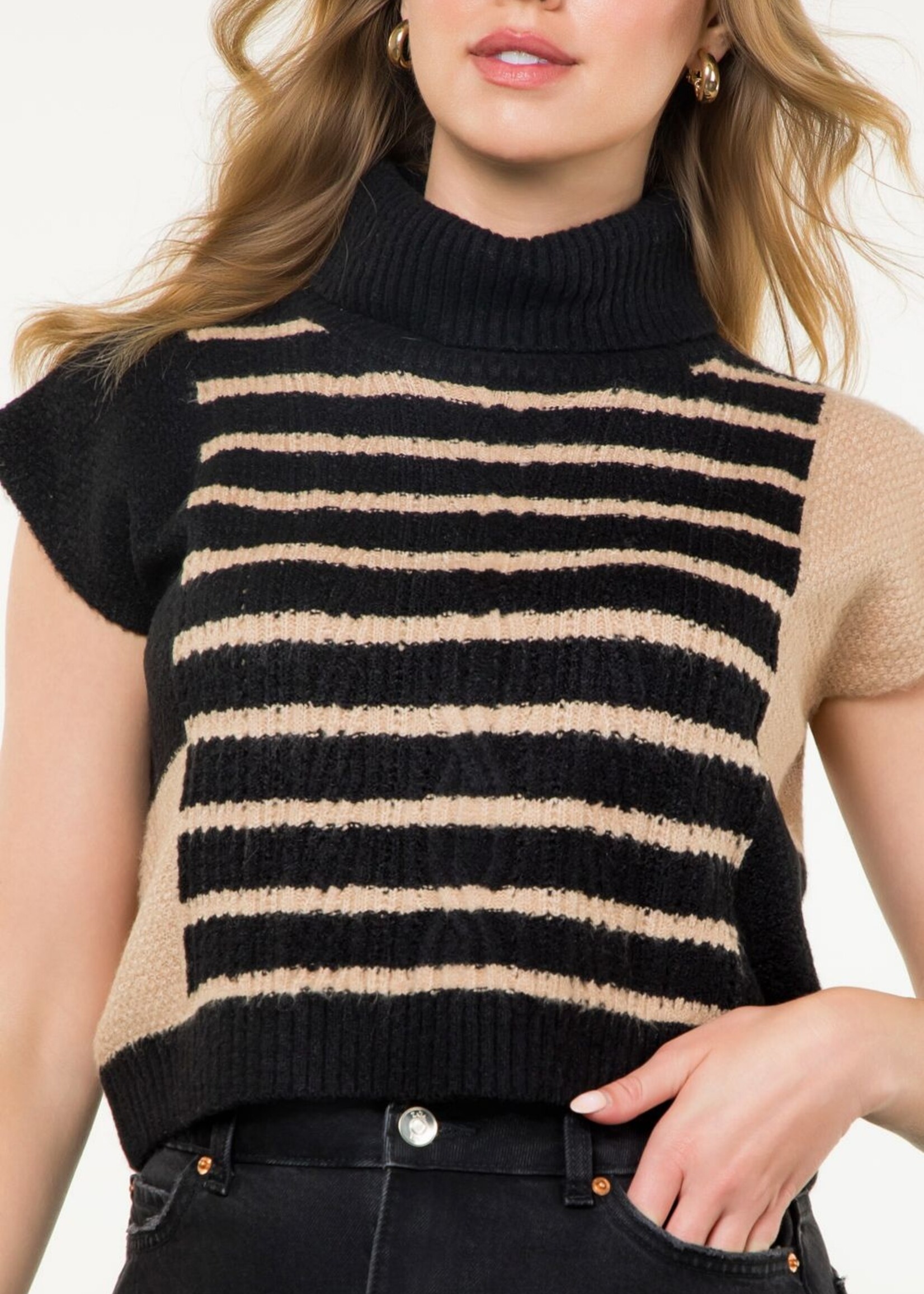 THML THML Turtleneck Stripe Knit