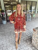 Farm Rio Farm Rio Ainika Tapestry Dress