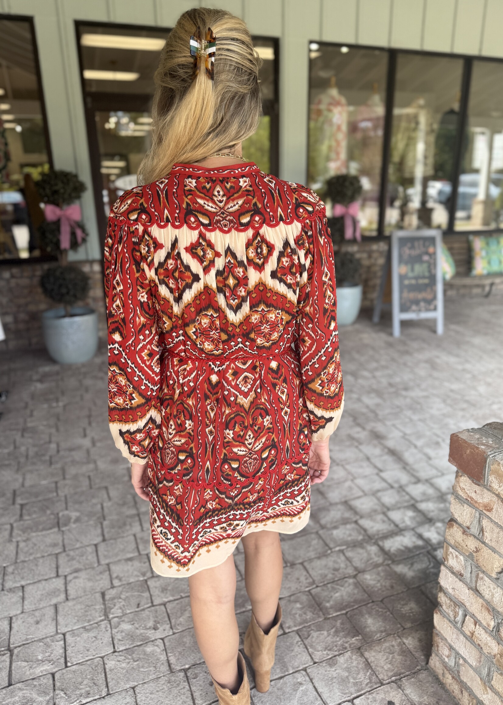 Farm Rio Farm Rio Ainika Tapestry Dress