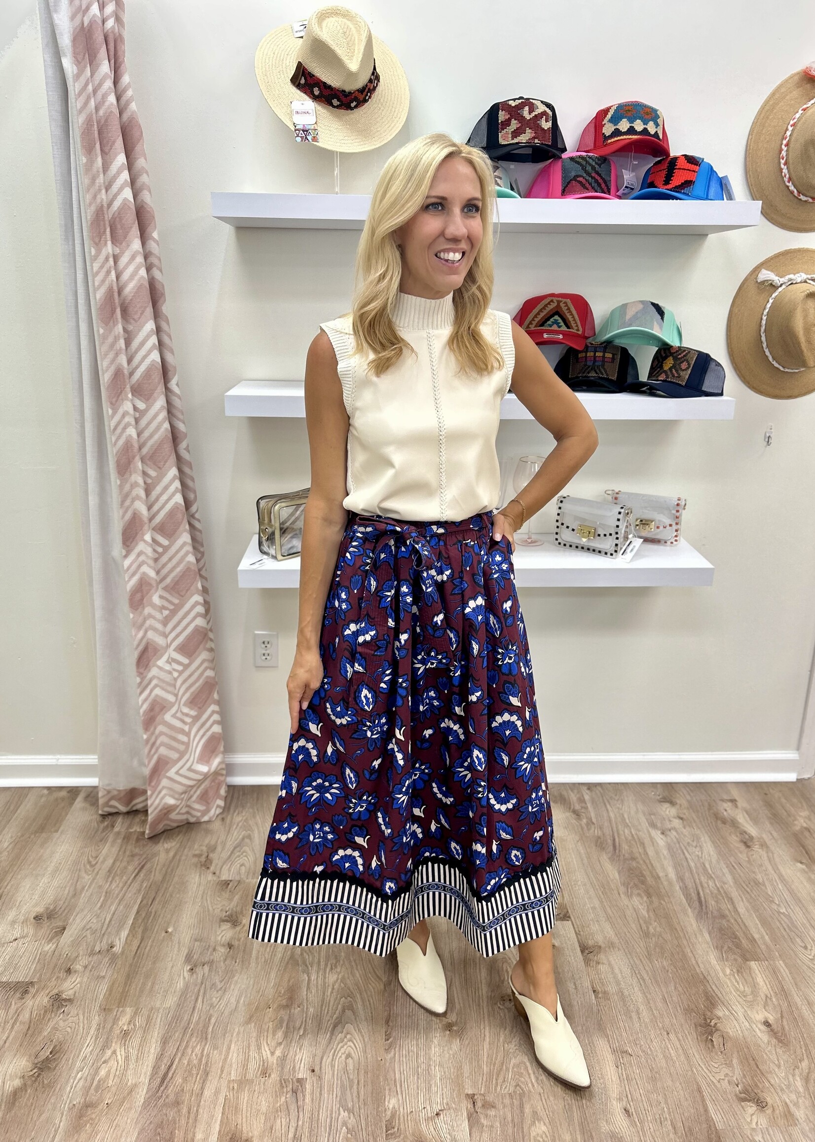 Emily Lovelock Midi Skirt