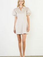 THML THML Collared Suede Dress