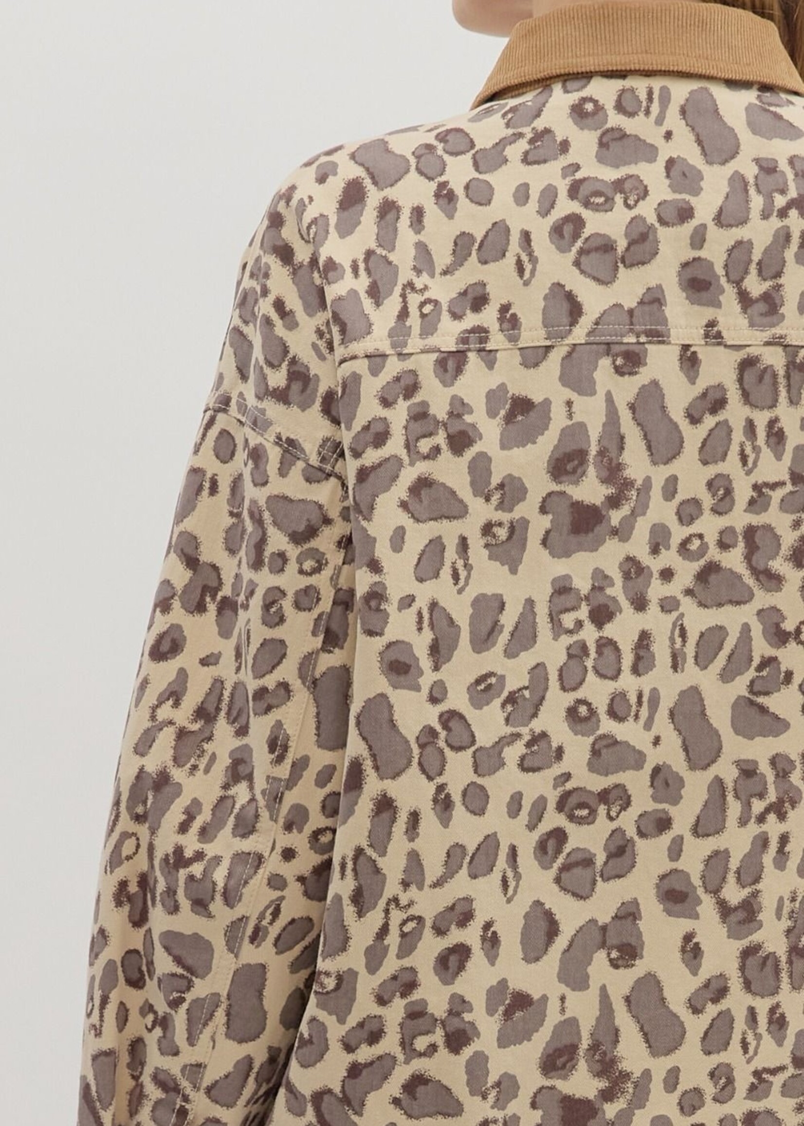 ETO ETO Leopard Cargo Jacket