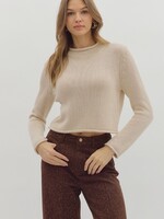 ETO ETO Rolled Edge Pullover Knit