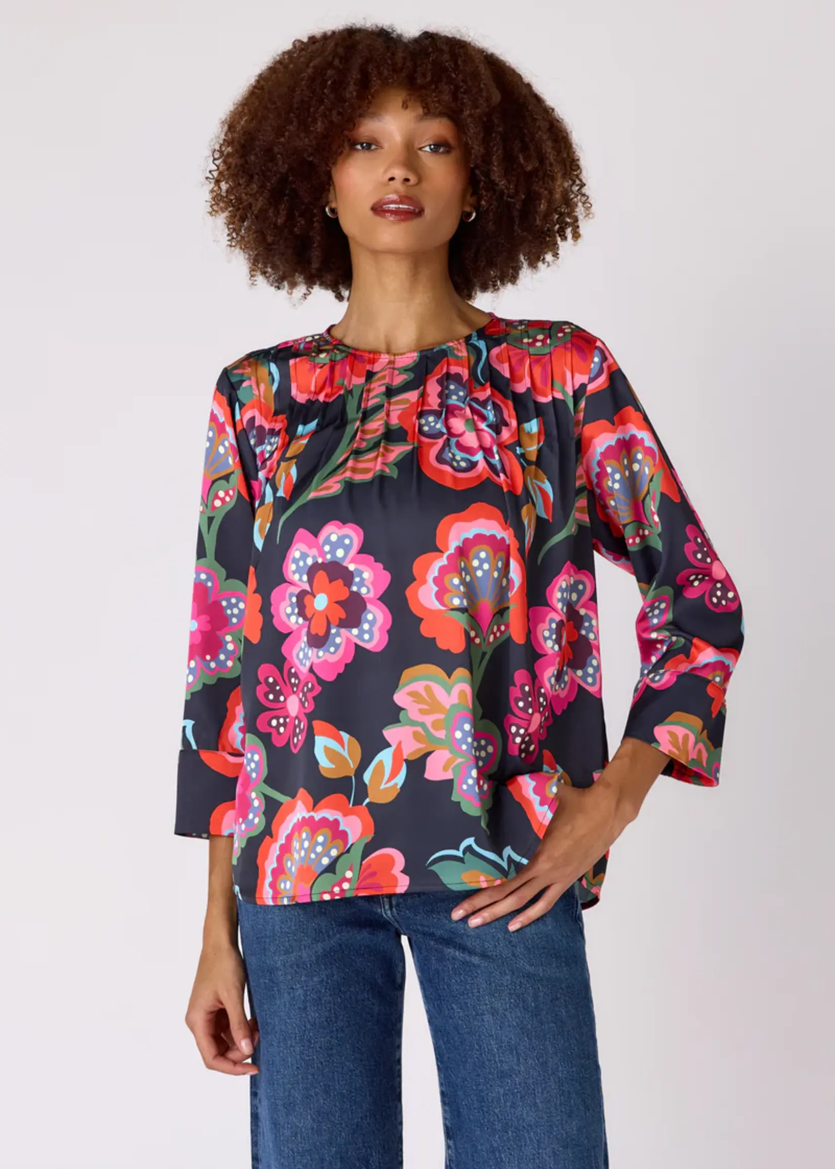 Crosby Crosby Edie Pleated Blouse