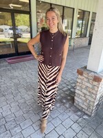 ETO ETO Gold Button Sweater Vest