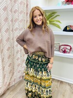 Farm Rio Farm Rio Ayla Ruffle Maxi Skirt