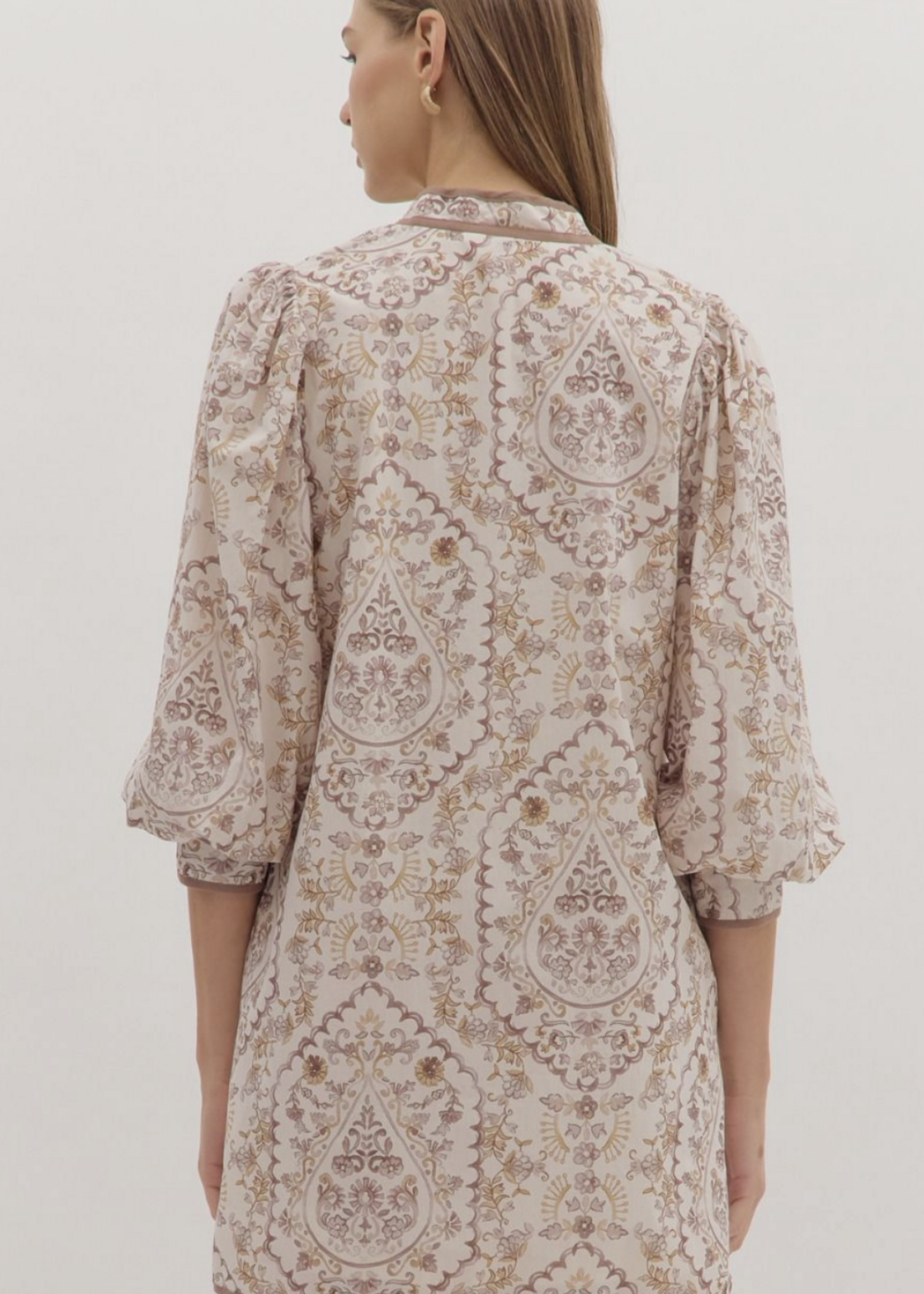 ETO ETO Contrast Binding Floral Mini