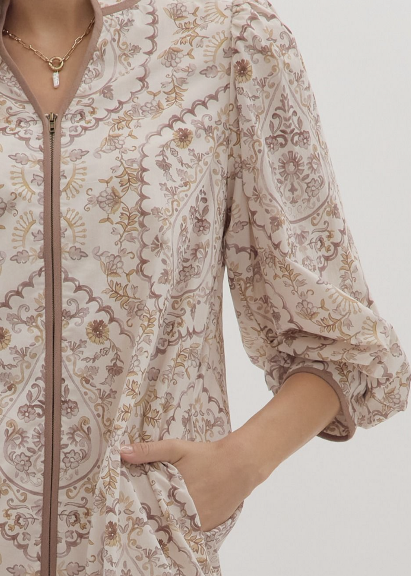 ETO ETO Contrast Binding Floral Mini
