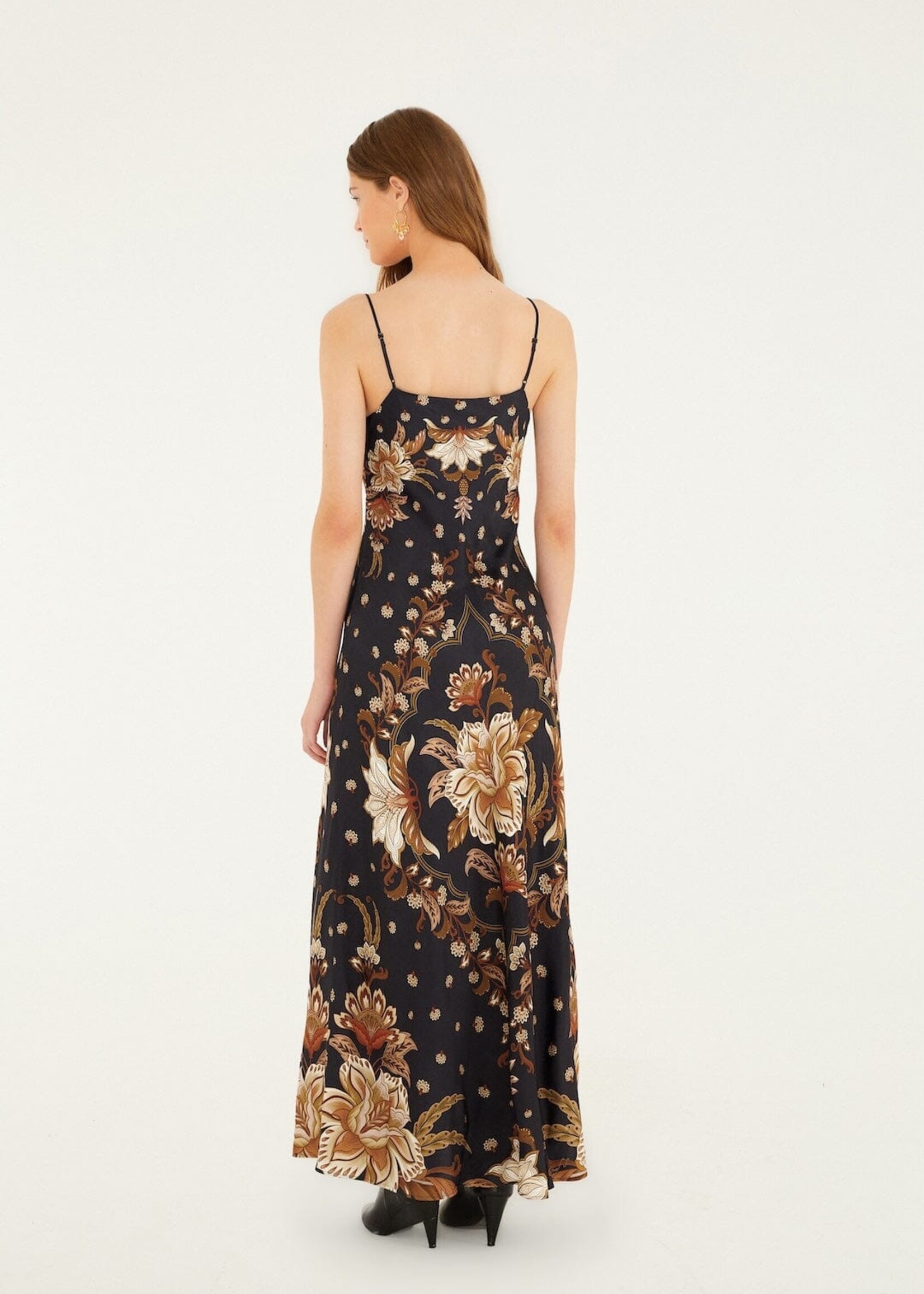 Farm Rio Farm Rio Majestic Garden Slip Dress