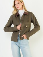 THML THML Mixed Suede Jacket