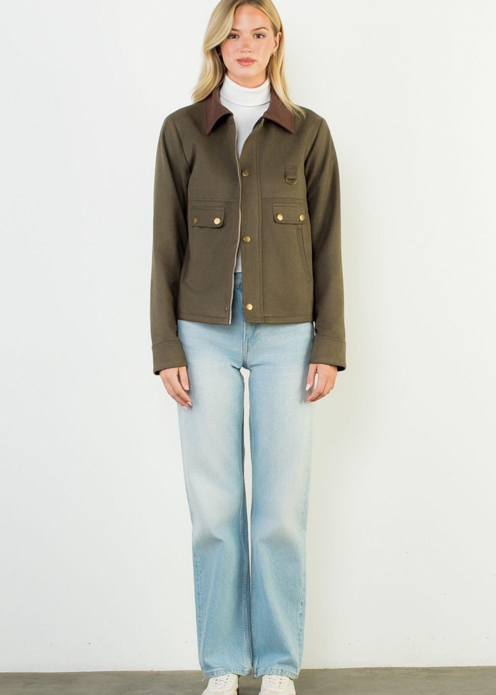 THML THML Mixed Suede Jacket