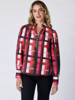 Crosby Crosby Leland Plaid Blouse