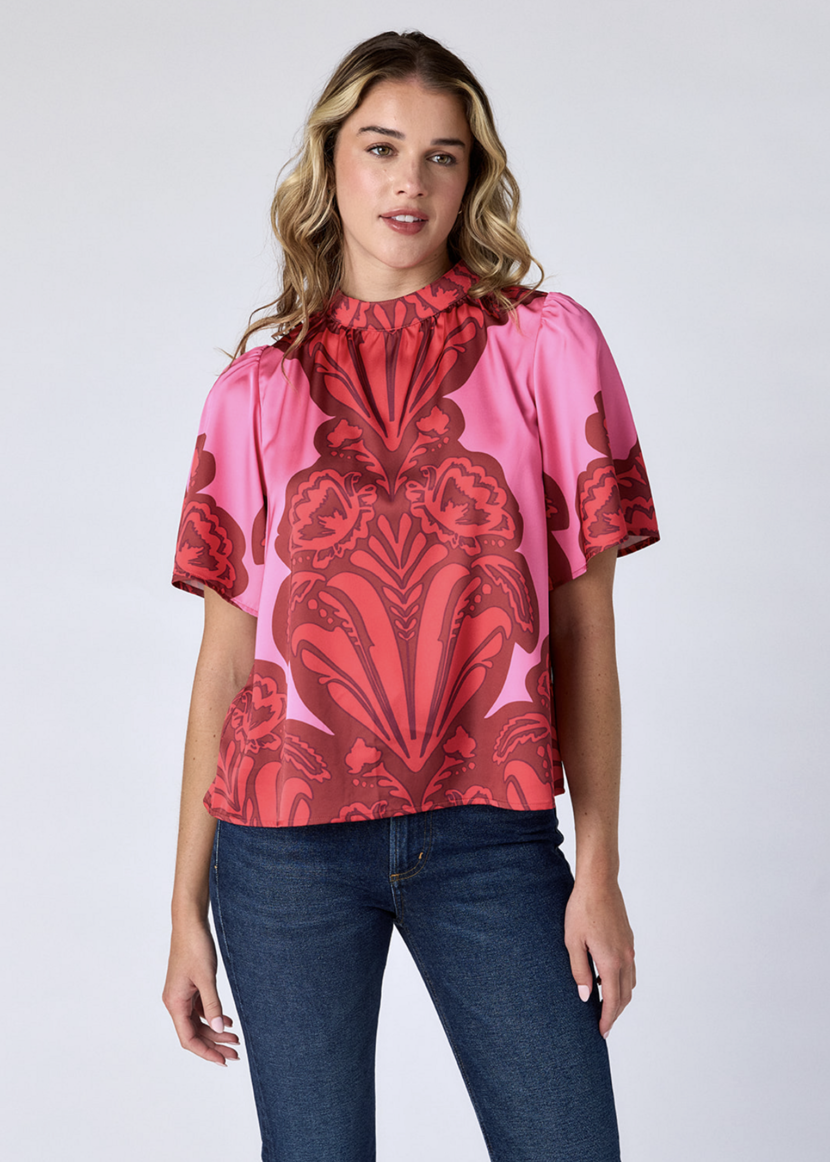 Crosby Crosby Loucia Grand Floral Top