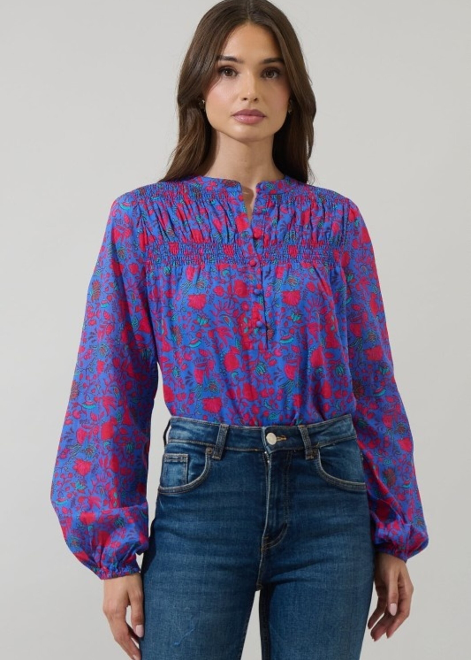 SL SL Katara Smocked Top