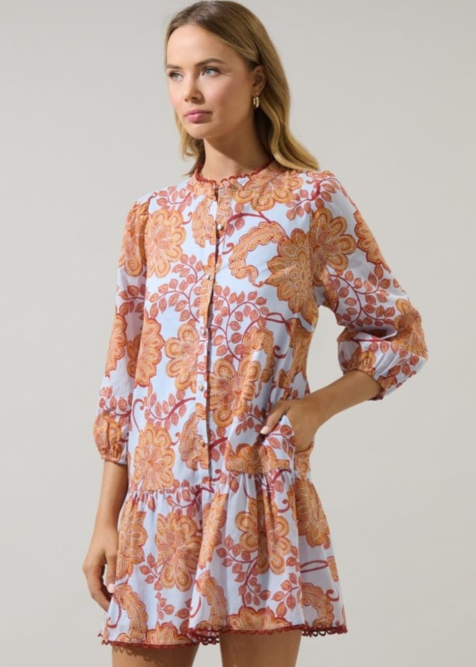 SL SL Yamila Floral Mini Dress