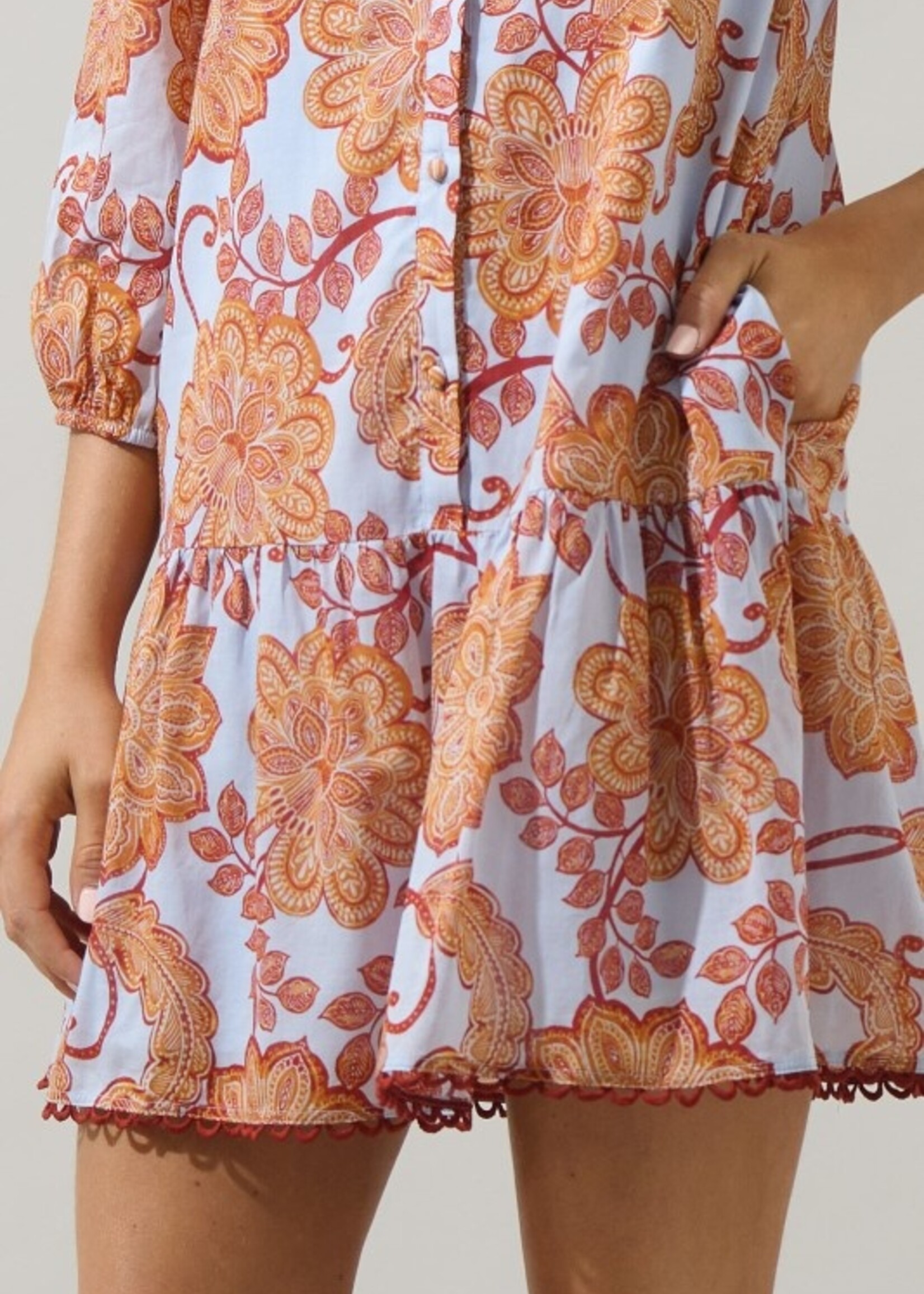 SL SL Yamila Floral Mini Dress