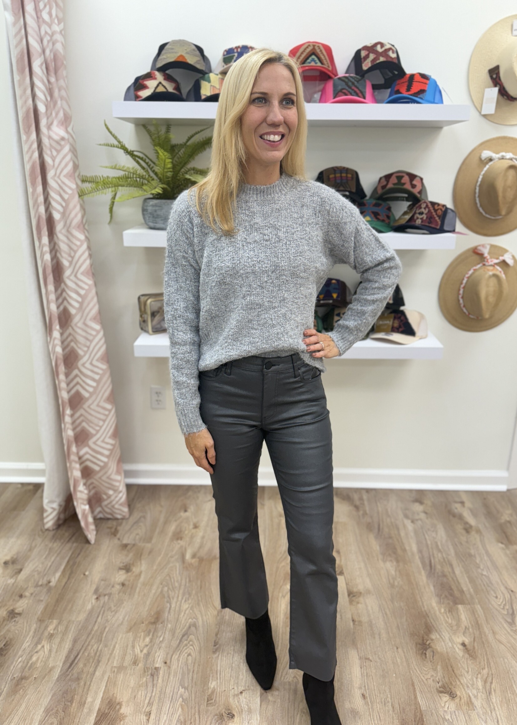 Apricot Apricot Bow Back Sweater