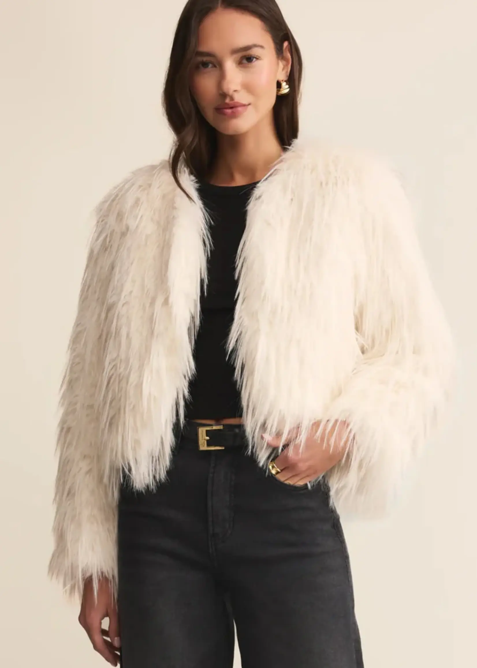 Z Supply Z Supply Cyndi Faux Fur Jacket