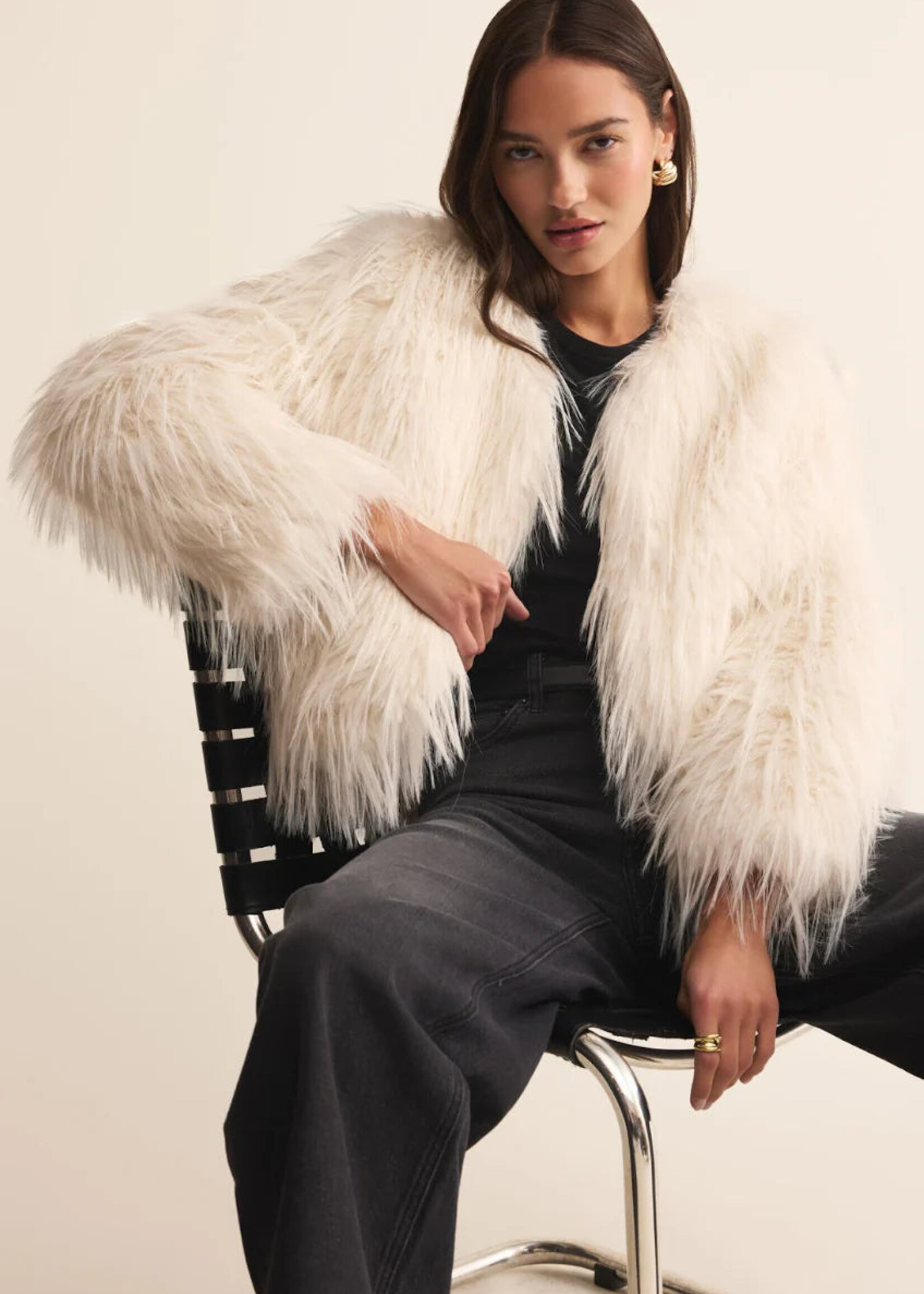 Z Supply Z Supply Cyndi Faux Fur Jacket