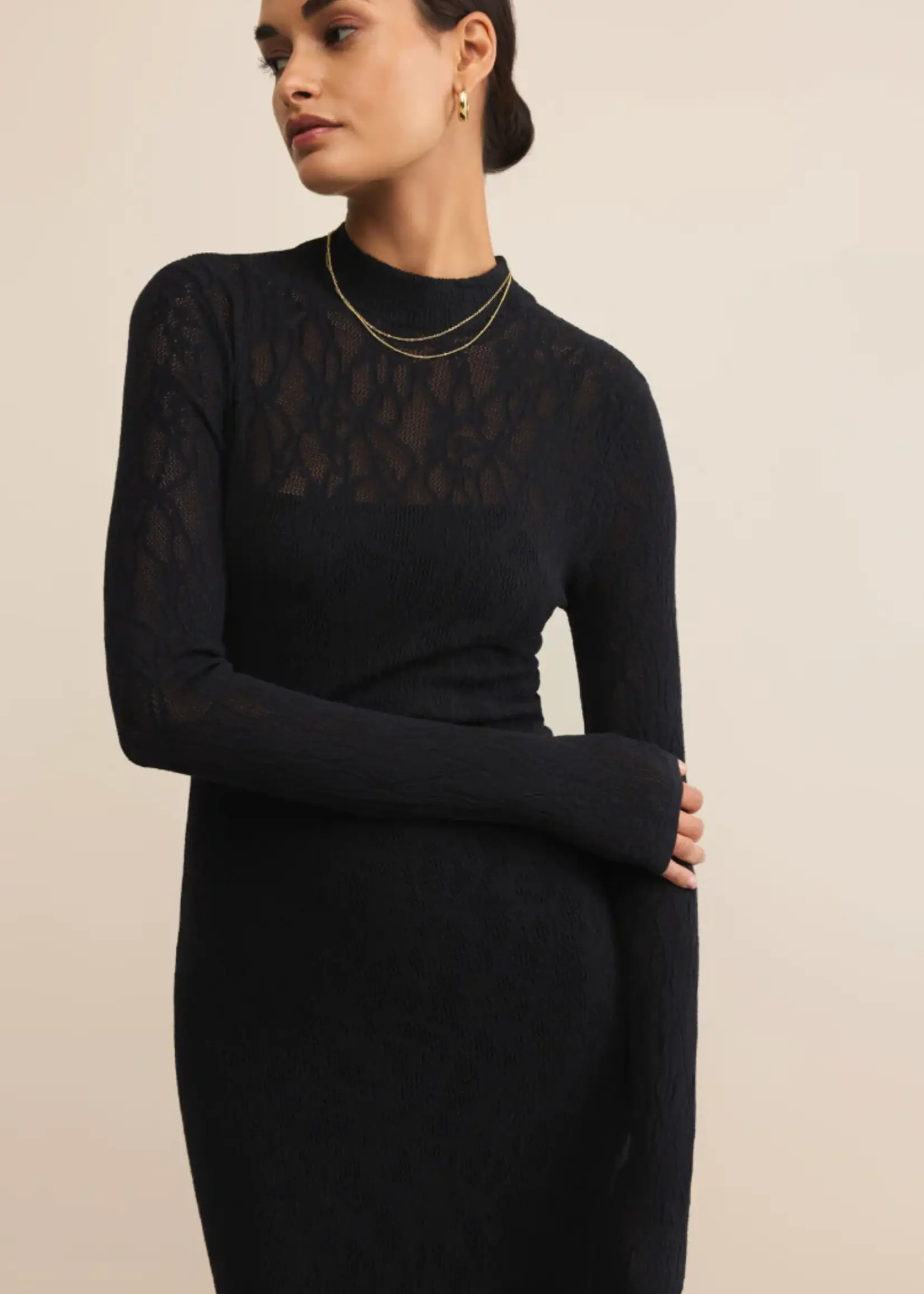 Z Supply Z Supply Aden Mesh Sweater Dress