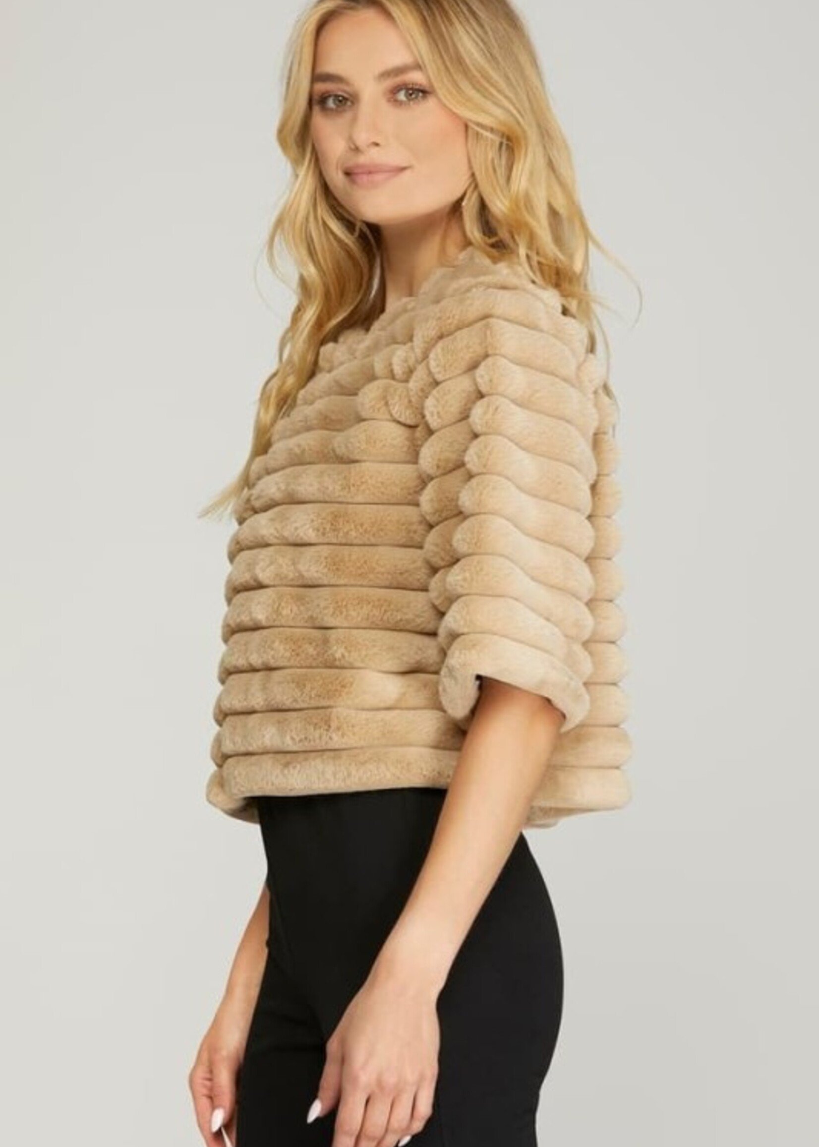 UPM UPM Crop Fur Jacket