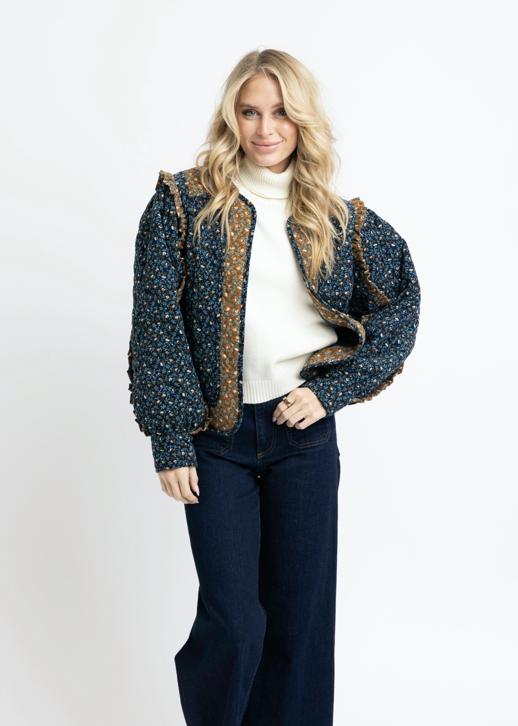 Karlie Karlie Floral Cord Novelty Jacket