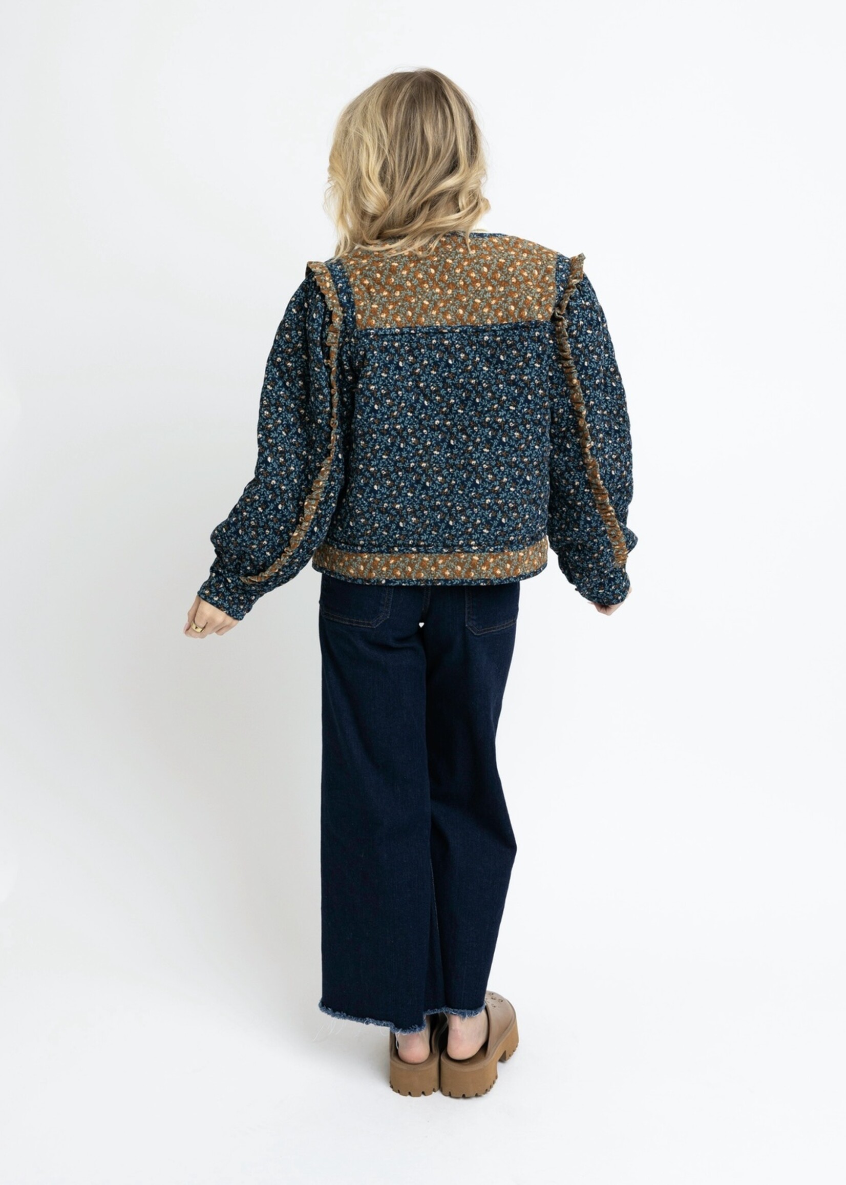 Karlie Karlie Floral Cord Novelty Jacket