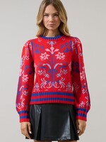 SL SL Amilia Pleated Sweater