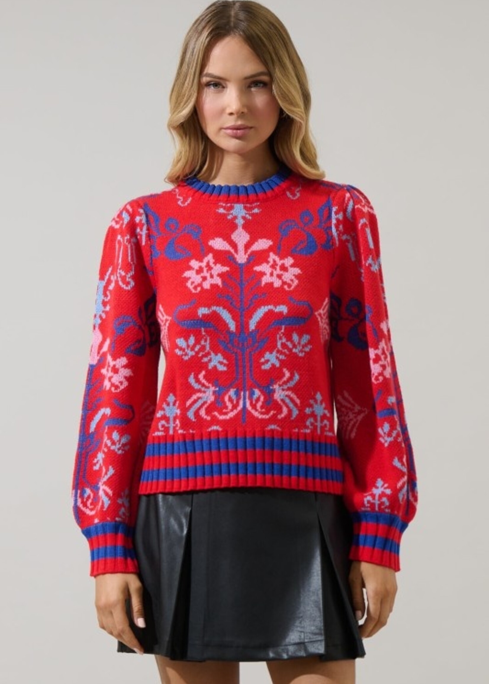 SL SL Amilia Pleated Sweater