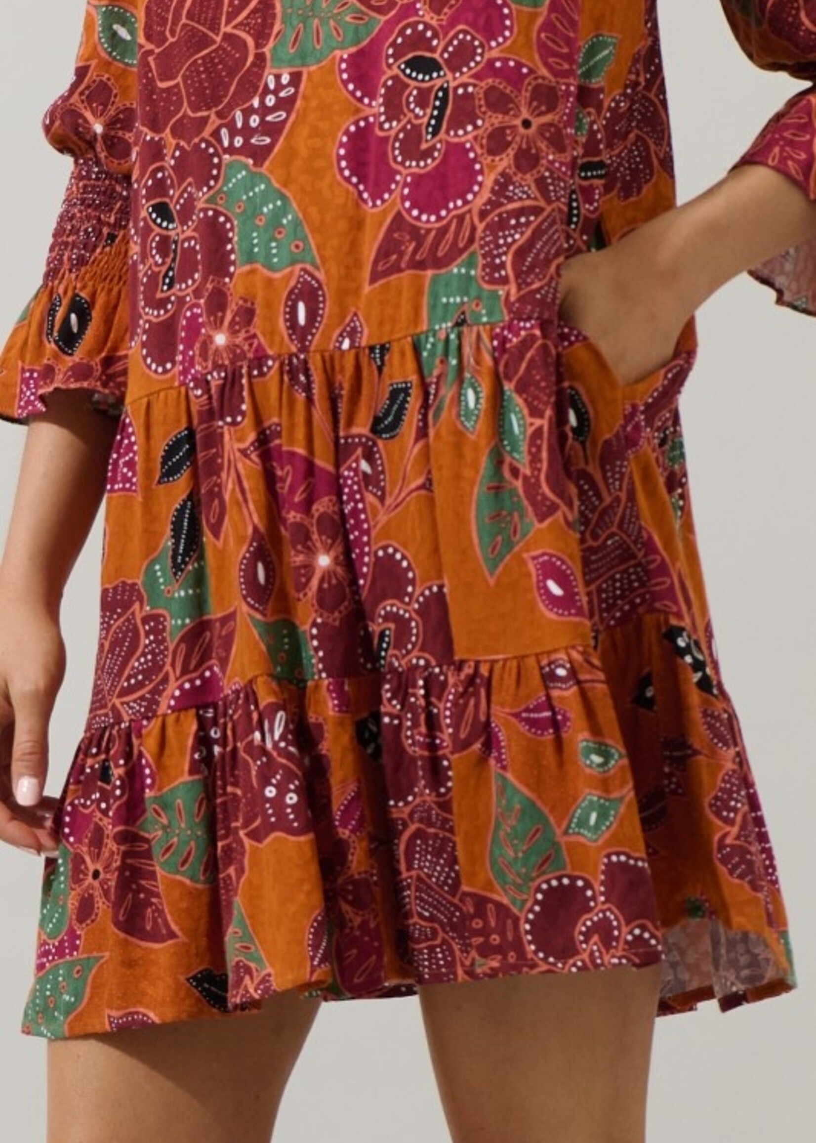 SL SL Maven Floral Shift Mini Dress